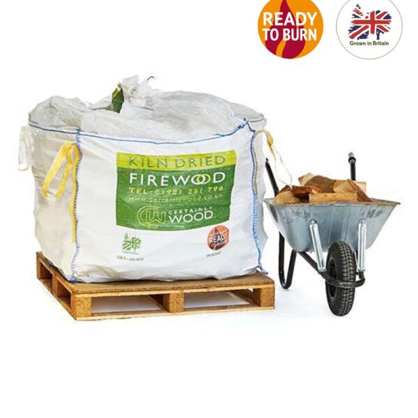Bulk Bag of Kiln Dried Logs 0.8m3