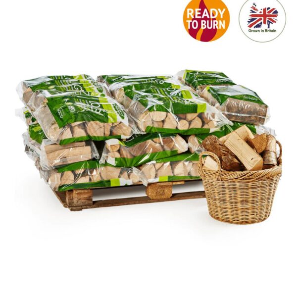 Efficient Kiln Dried Logs 30 Bags