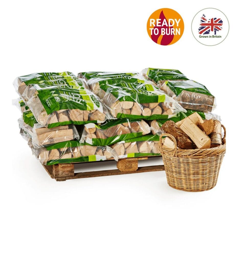 Efficient Kiln Dried Logs 30 Bags