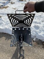 Removable grill top for 1612 rocket stove cooking - Image 7