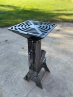 Removable grill top for 1612 rocket stove cooking - Image 2