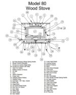Buck Model 80 Catalytic Wood stove - Image 3