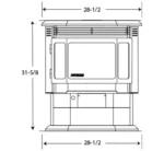 Classic Bay 1200 Pellet Stove - Quadra-Fire - Image 3
