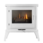 White Flueless Gas Stove