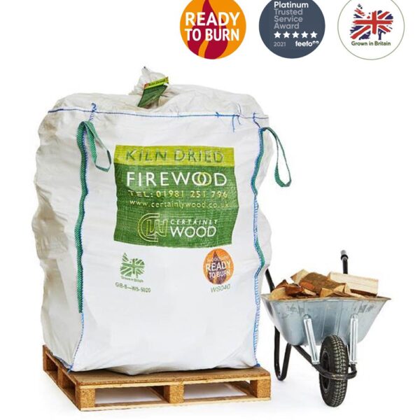 Kiln Dried Firewood Large Bag 1.6m3