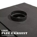 Cleveland Iron Works F500110 Stove 2500 sq ft Pedestal Wood Burning - Image 6