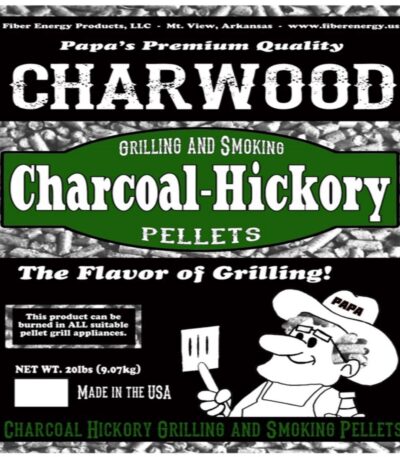 Papa's Charwood Hardwood Pellets All Natural Hickory 20 lb
