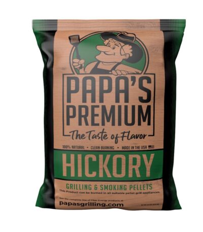Papa's Premium Hardwood Pellets All Natural Hickory 20 lb