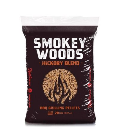 Smokey Woods Hardwood Pellets All Natural Hickory 20 lb
