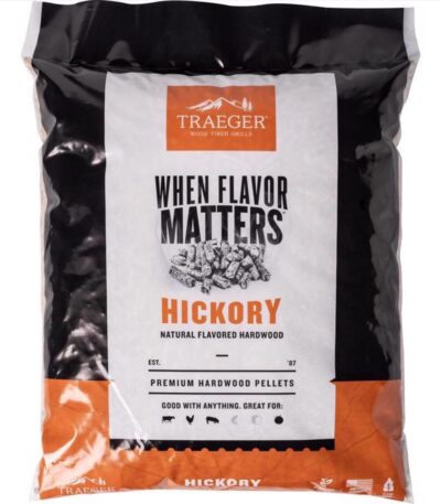 Traeger Premium All Natural Hickory Hardwood Pellets 20 lb