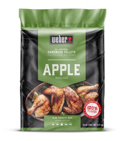 Weber Hardwood Pellets All Natural Apple 20 lb