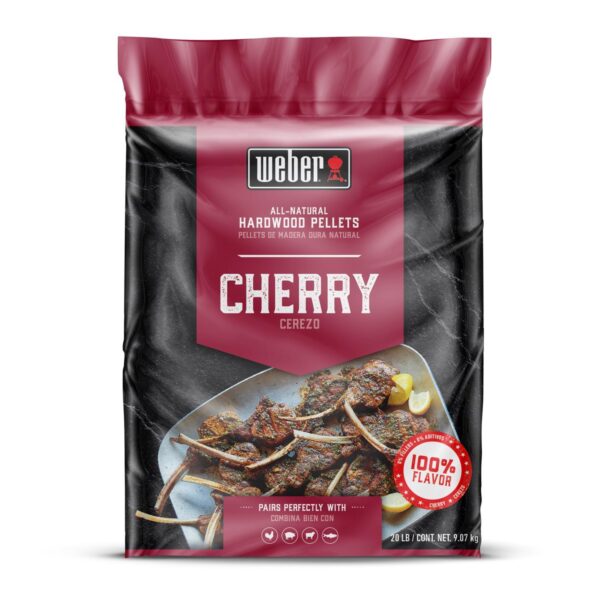 Weber Hardwood Pellets All Natural Cherry 20 lb