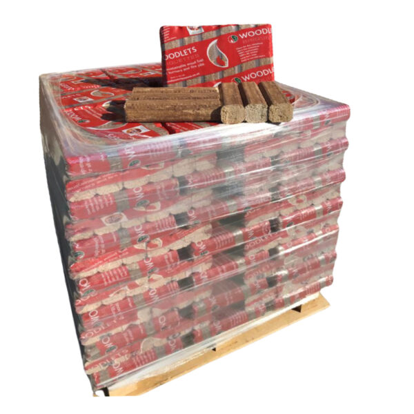 Woodlets Wood Briquettes Full Pallet: 96x10kgs