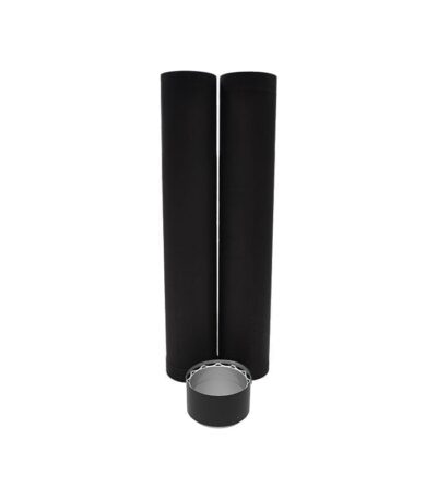 Drolet 6" Vortex To-the-ceiling Double Wall Pipe Kit VODBKTC06