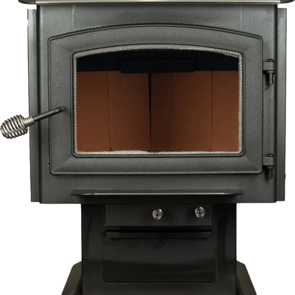 Ashley Hearth AW3200E-P  3,200 sq. ft. Large Pedestal Wood Stove with Blower New