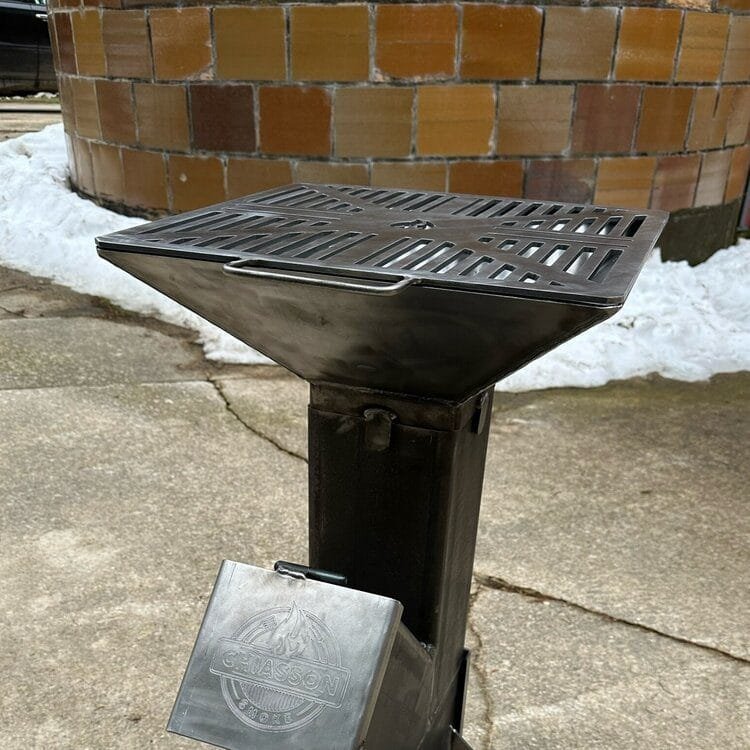 Removable Bulldog 16” Grill Top Attachment for Rocket Stove – Heavy-Duty Cooking Accessory