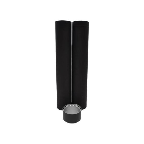 Drolet 6″ Vortex To-the-ceiling Double Wall Pipe Kit VODBKTC06