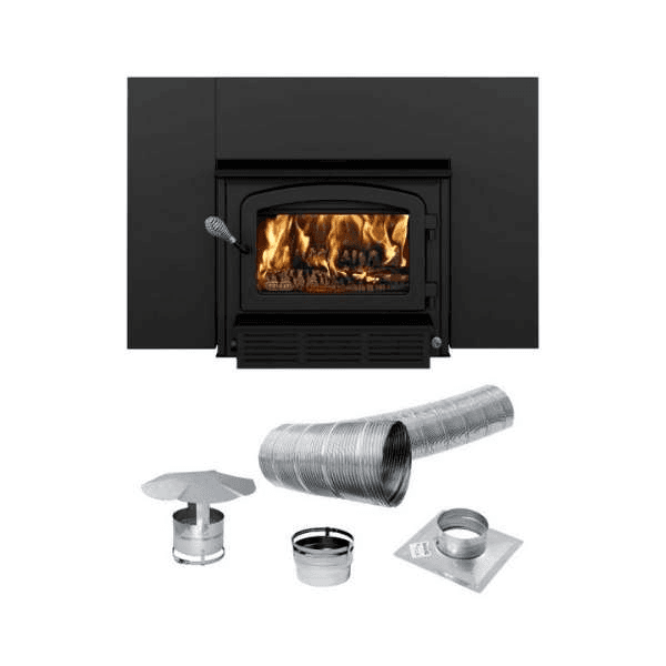 Drolet Escape 1500-I Wood Insert Trio (25-35 Ft)