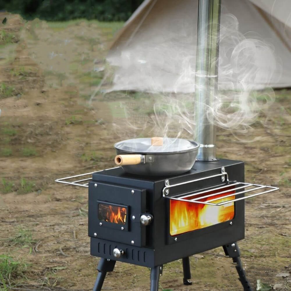 efficient tent camping Wood Stove-Tryhomy4
