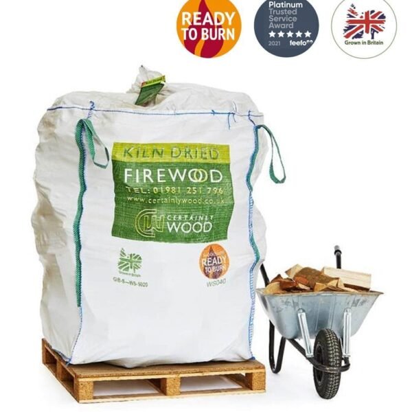Kiln Dried Firewood Large Bag 1.6m3