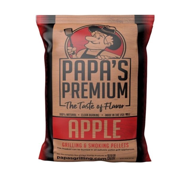 Papa’s Premium Hardwood Pellets All Natural Apple 20 lb