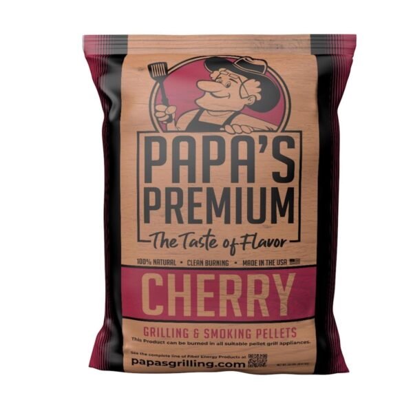 Papa’s Premium Hardwood Pellets All Natural Cherry 20 lb