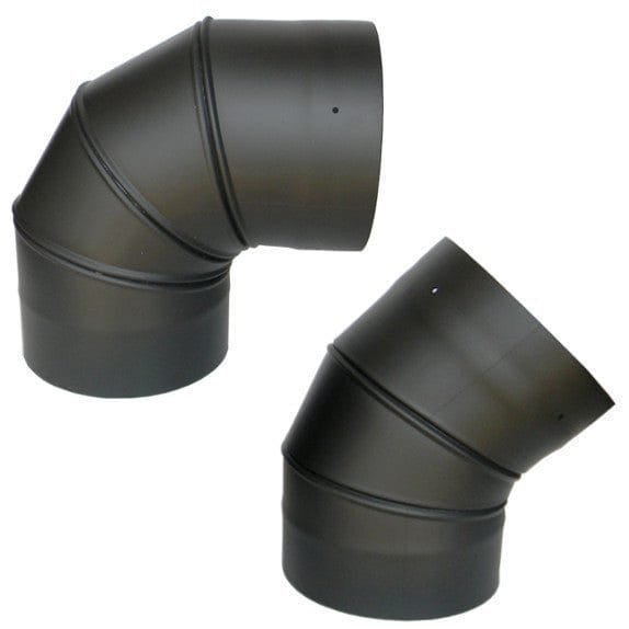 best Black Single Wall Fixed Elbow-1