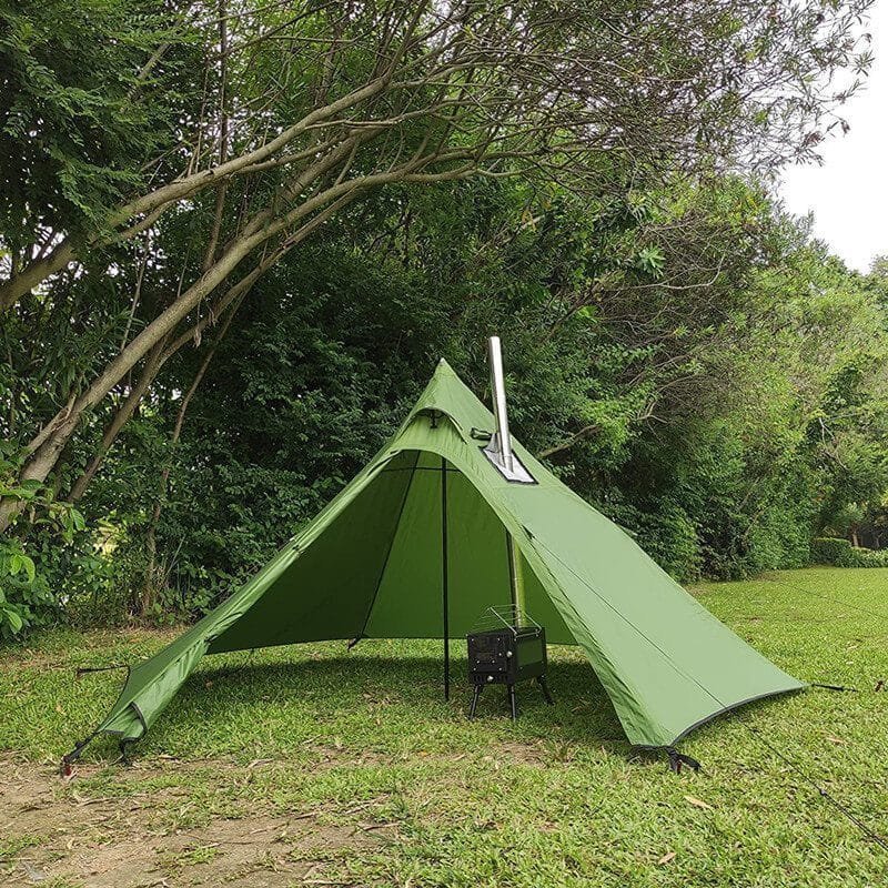 efficient tent camping Wood Stove-Tryhomy4